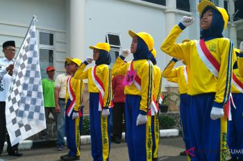 Gerak jalan tepat waktu bisa latih kedisiplinan