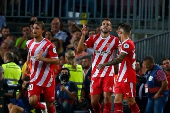 10 pemain Barcelona ditahan imbang Girona