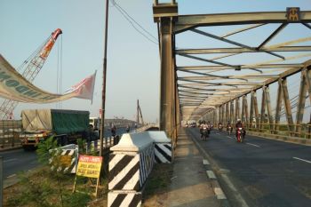 Antisipasi kemacetan akibat perbaikan Jembatan Tanggulangin, polisi siaga 24 jam