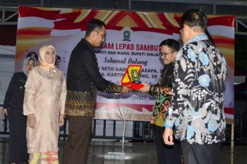 Malam lepas sambut Bupati dan Wakil Bupati Sinjai