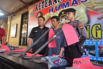 Tersangka pembakar hutan Sindoro ditahan