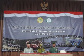 Mahasiswa baru Polbangtan Magelang jalani pembinaan karakter