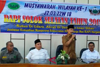Muzni harapkan RAPI bantu promosikan objek wisata Solok Selatan