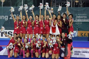 Timnas Jepang putri raih emas Asian Games