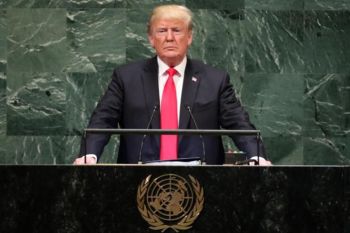 Trump datang terlambat di debat umum SMU PBB