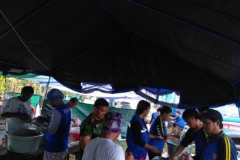 Tagana Manado Buka Dapur Umum di Sigi