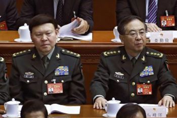 Karena korupsi, China buang dua jenderal senior