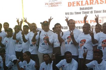 WNI eks Timtim dukung Prabowo-Sandi