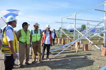 Pembangunan huntara butuh ribuan tenaga kerja