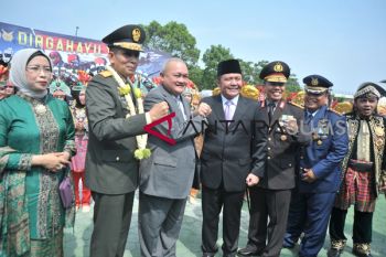 Perayaan HUT TNI di Palembang