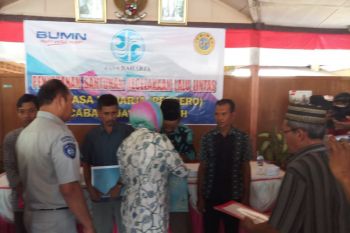 Jasa Raharja bayar santunan korban kecelakaan bus