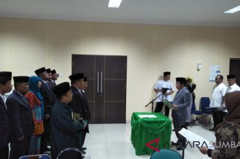 11 pejabat Pasaman dilantik, sumpah oleh Sekdakab