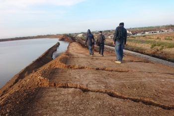 Tanggul Lumpur Lapindo Alami Penurunan 100 Meter