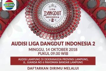 Audisi Liga Dangdut Indonesia di Lampung