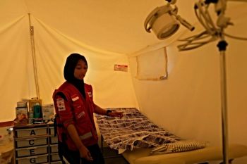 PMI bangun klinik di lokasi gempa
