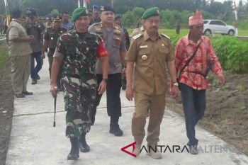 Peningkatan infrastruktur desa tertinggal Seruyan terbantu TMMD