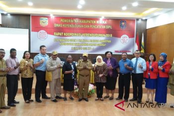 Dispencapil Mimika gelar rakor kependudukan tingkatkan pelayanan
