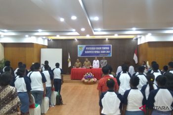 Pelajar SMA Mimika ikut penyuluhan hukum terpadu