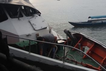 Kapal Anambas-Tanjungpinang bersenggolan dengan tangker