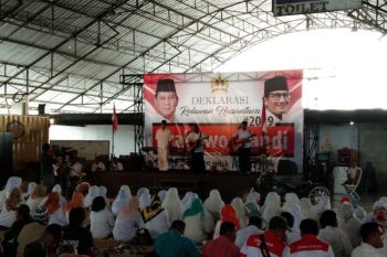 Relawan Nusantara Yogyakarta Deklarasi dukung Prabowo-Sandi