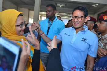 Kampanye Sandiaga Uno di Ciamis