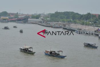 Kapal pencari harta karun Sungai Musi