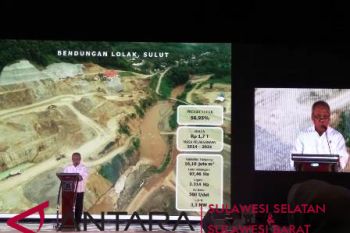 Dua bendungan di Sulsel  rampung tahun 2019