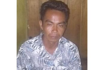 Merasa 'jagoan', preman pasar Beringin Ampah ini akhirnya diciduk polisi