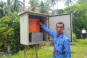 Sirene tsunami di Pariaman rusak karena akinya dicuri