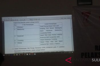 KPU-Bawaslu Manado: Lokasi pemasangan APK lima titik