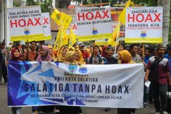 Aksi hentikan penyebaran berita "hoaks"