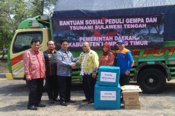 Lampung Timur kirim makanan ke Palu