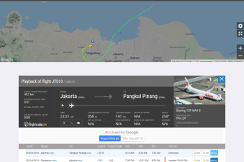 Basarnas terjunkan robot penyelam cari pesawat Lion Air