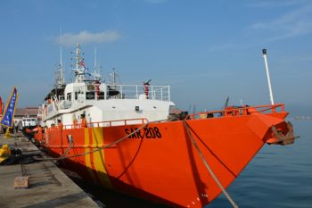 Kapal Basarnas Lampung tiba di Jakarta