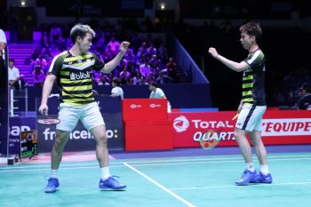 Kevin/Marcus melenggang ke semifinal Prancis Terbuka