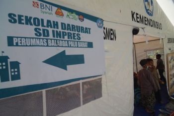 Kegiatan Belajar-Mengajar di Palu Pulih awal Desember