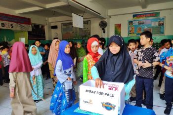 Siswa SD Muhammadiyah galang dana untuk korban Palu