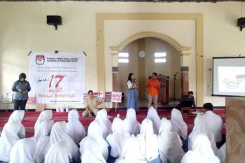 KPU Kotim sosialisasikan Pemilu ke pemilih pemula