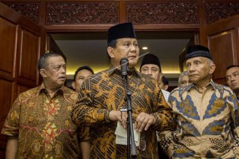 Prabowo hadir di Rakernas LDII, klaim tak minta dukungan
