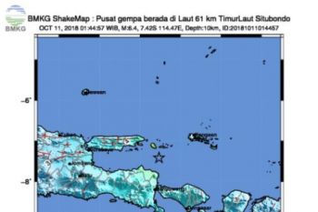 Penjelasan BMKG Gempa Surabaya