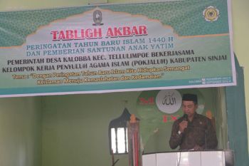Wabup Sinjai buka tabligh akbar di Desa Kalobba