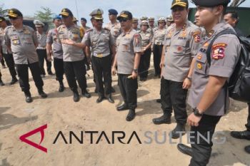 Kapolri tinjau kondisi kantor Ditlantas Sulteng pascagempa