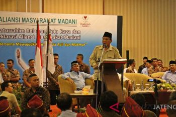 Prabowo akui dapat suntikan semangat dari sukarelawan Solo