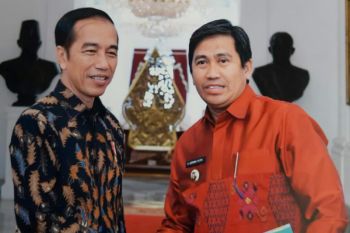 Ketemu Presiden, Bupati Banggai lapor siap laksanakan Hari Nusantara 2018