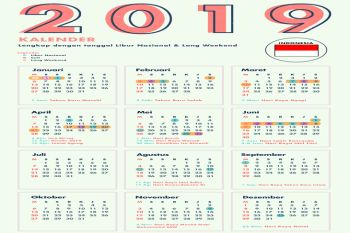 Cuti bersama lebaran 2019 hanya tiga hari
