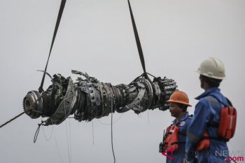 Evakuasi Turbin Lion Air JT 610