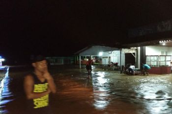 Kota Palembang dikepung banjir