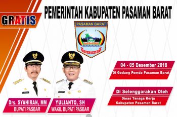 Pasaman Barat segera gelar bursa kerja