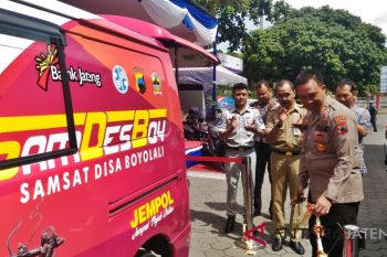 Tunggakan PKB di Boyolali masih tinggi