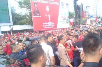 Jokowi hadiri rakerda TKD di Lampung